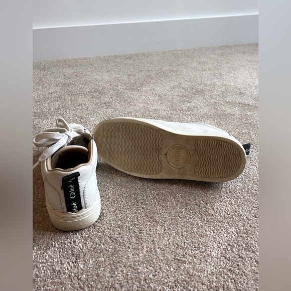 White Lauren Chloe Sneaker - Picture 3 of 4